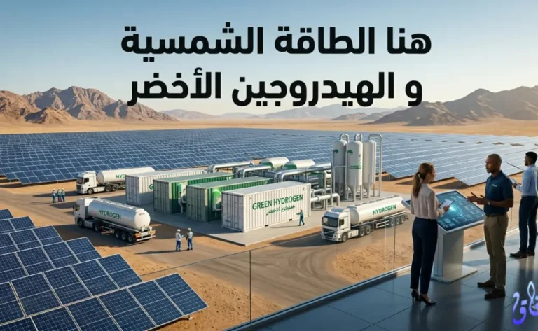 الهيدروجين الأخضر و الطاقة الشمسية.